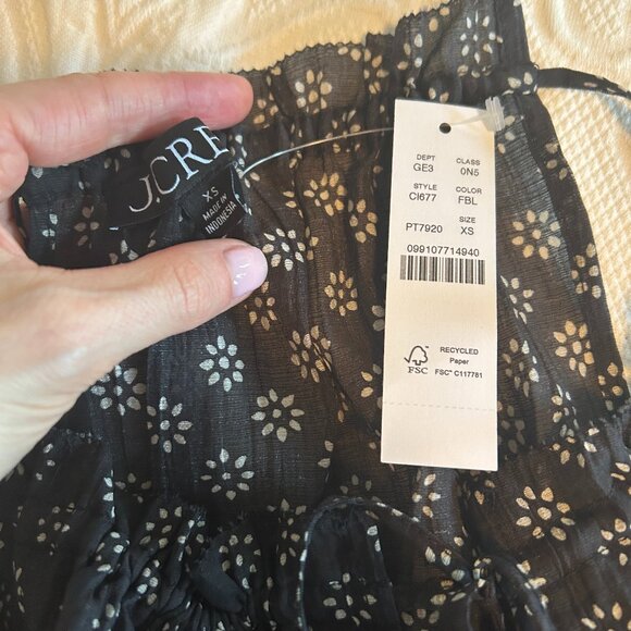 J. Crew Crinkled maxi dress in block print (Size XS) - New with Tags! - Picture 11 of 11